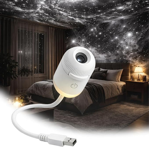 (Free Delivery) Starry Sky Projector Light – USB Galaxy Night Lamp ⭐